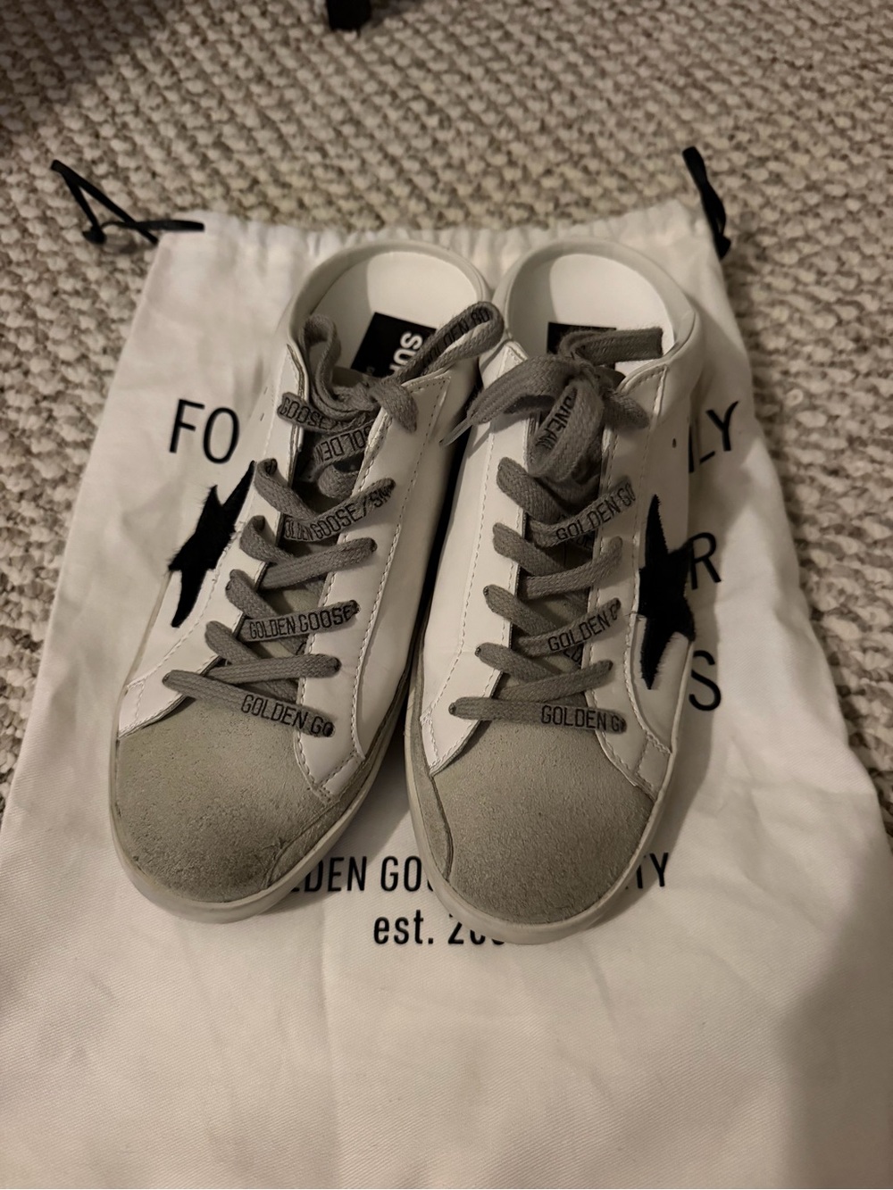 Custom Golden Goose Super-Star Sabot Mule Sneaker (Women) 38